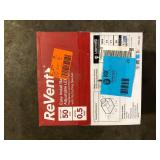 ReVent 50 CFM Ceiling/Wall Mount Easy Roomside Installation Bathroom/Bath Exhaust Fan with Adjustable LED Lighting Customer Returns See Pictures