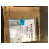 Glacier Bay 30 in. W x 26 in. H Rectangular Wood Composite Medicine Cabinet with Mirror    Customer Returns See Pictures