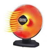 HANDY HEATER 1200-Watt Electric Oscillating Ceramic Parabolic Space Heater Customer Returns See Pictures