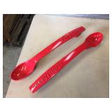 Pair Genuine Dairy Queen Aluminum Door Pulls