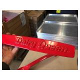 Pair Genuine Dairy Queen Aluminum Door Pulls