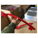 Pair Genuine Dairy Queen Aluminum Door Pulls