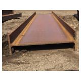 Steel I Beam 21" x 6 1/2" x 1/2" x 11