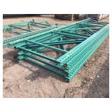 5 Pallet Racking 42" Uprights - Approx 12