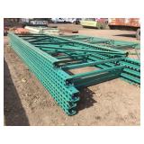 5 Pallet Racking 42" Uprights - Approx 12
