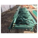 11 Pallet Racking 42" Uprights - Approx 7