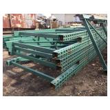 11 Pallet Racking 42" Uprights - Approx 7