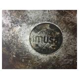 2 Caldero Type Cast Aluminum #22 Pots with Lids