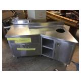 NSF Stainless Steel Prep/Work Station - 63 1/2" Wide