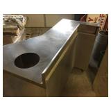 NSF Stainless Steel Prep/Work Station - 63 1/2" Wide