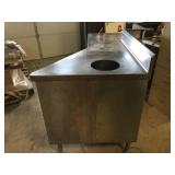 NSF Stainless Steel Prep/Work Station - 63 1/2" Wide