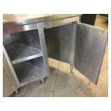 NSF Stainless Steel Prep/Work Station - 63 1/2" Wide