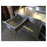 NSF Stainless Steel Prep/Work Station - 63 1/2" Wide
