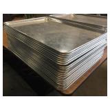 23 Aluminum Bun Pans - 26" x 18"