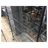 NSF 6 Shelf Wire Rack 48" x 18" - on Wheels