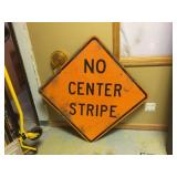 36" x 36" NO CENTER STRIPE - Aluminum Sign