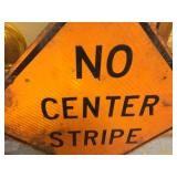36" x 36" NO CENTER STRIPE - Aluminum Sign