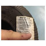 Pair Hi-Run 4.10/3.50 - 4 Lawn Garden Tires - Like New