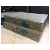 2 Resisto-Plate Metal - Screw Organizers 18" x 12" x 3 1/2"