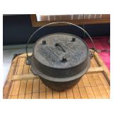 Vintage Cast Iron Camp Chef - Lewis & Clark 3 Footed Pot