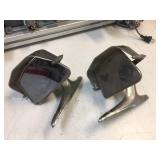 Pair Vintage Auto Rear-View Mirrors