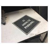 15 Minute Parking - Aluminum Sign 16" x 16"