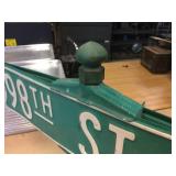 Vintage STREET INTERSECTION Sign - By Gopher St Paul