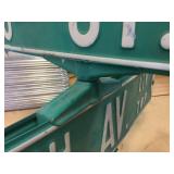 Vintage STREET INTERSECTION Sign - By Gopher St Paul