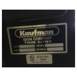 Larger DUNN BROS - Light Up Store Sign - Kaufman