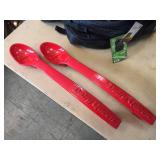 Pair Hard-To-Find DAIRY QUEEN Spoon Aluminum Door Handles