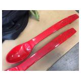 Pair Hard-To-Find DAIRY QUEEN Spoon Aluminum Door Handles