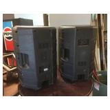 2 Larger Speakers - 19" x 15" x 30"