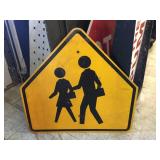 30" Aluminum Crosswalk Sign