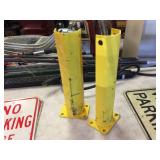 Pair 18" Steel Parking Lot Protectors