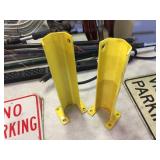 Pair 18" Steel Parking Lot Protectors
