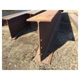 Steel I Beam 16" x 7" x 7/16" x 12