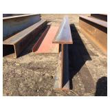 Steel I Beam 12 1/4" x 4" x 3/8" x 9
