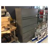 5 Drawer Lateral File Cabinet with Pull-Out Top Drawer