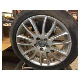 4 Nitto SN2 Winter Tires 205/50R17 on Volvo Rims