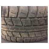 4 Nitto SN2 Winter Tires 205/50R17 on Volvo Rims