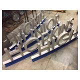 4 Pc Curved Aluminum Sign 6