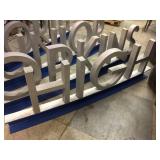4 Pc Curved Aluminum Sign 6