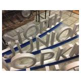 4 Pc Curved Aluminum Sign 6