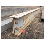 Steel I Beam 12 3/8" x 6 1/2" x 5/16" x 12