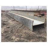Steel I Beam 18 1/4" x 11 1/8" x 11/16" x 20
