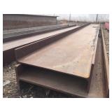 Steel I Beam 15 5/8" x 5 1/2" x 5/16" x 14