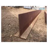 Steel I Beam 11 3/4" x 7" x 1/2" x 23
