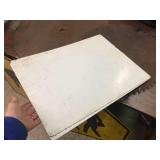 2 Bi-lingual Metal Parking Signs - 18" x 24"