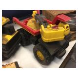 5 Larger Tonka Trucks - Mostly Metal