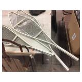2 Pair Military Type Snowshoes & Vintage Runner Sled